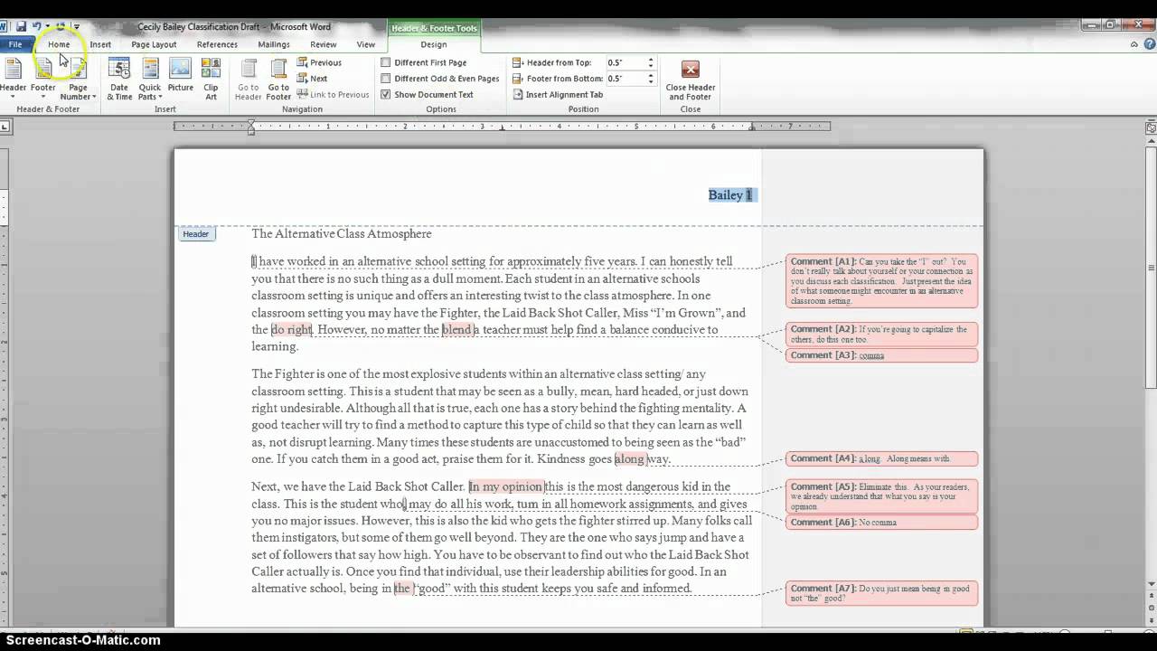 How to do header with title and page number for mac word 2013 download